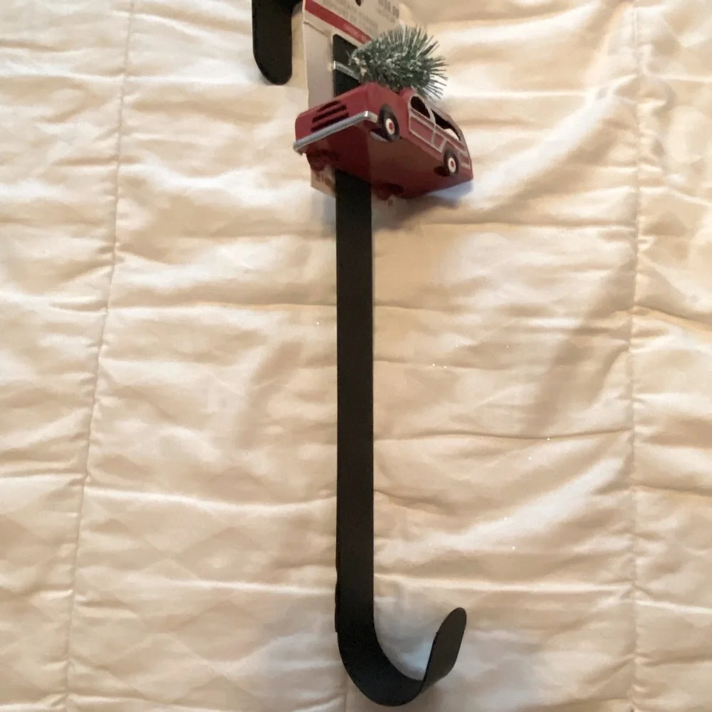 Christmas hanger for wreaths, stockings.